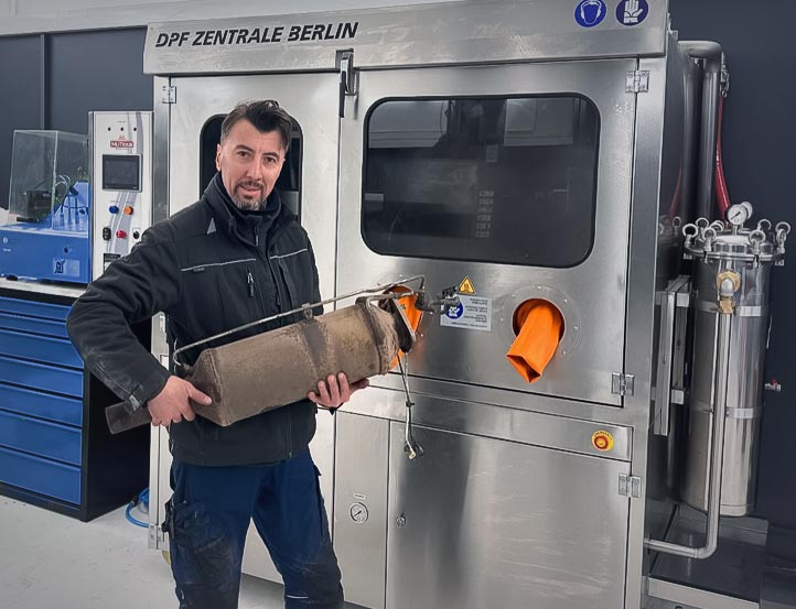 DPF Zentrale Berlin - Dieselpartikelfilter Reinigung