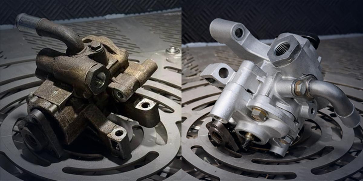 Nassstrahlen / Teilereinigung in Berlin